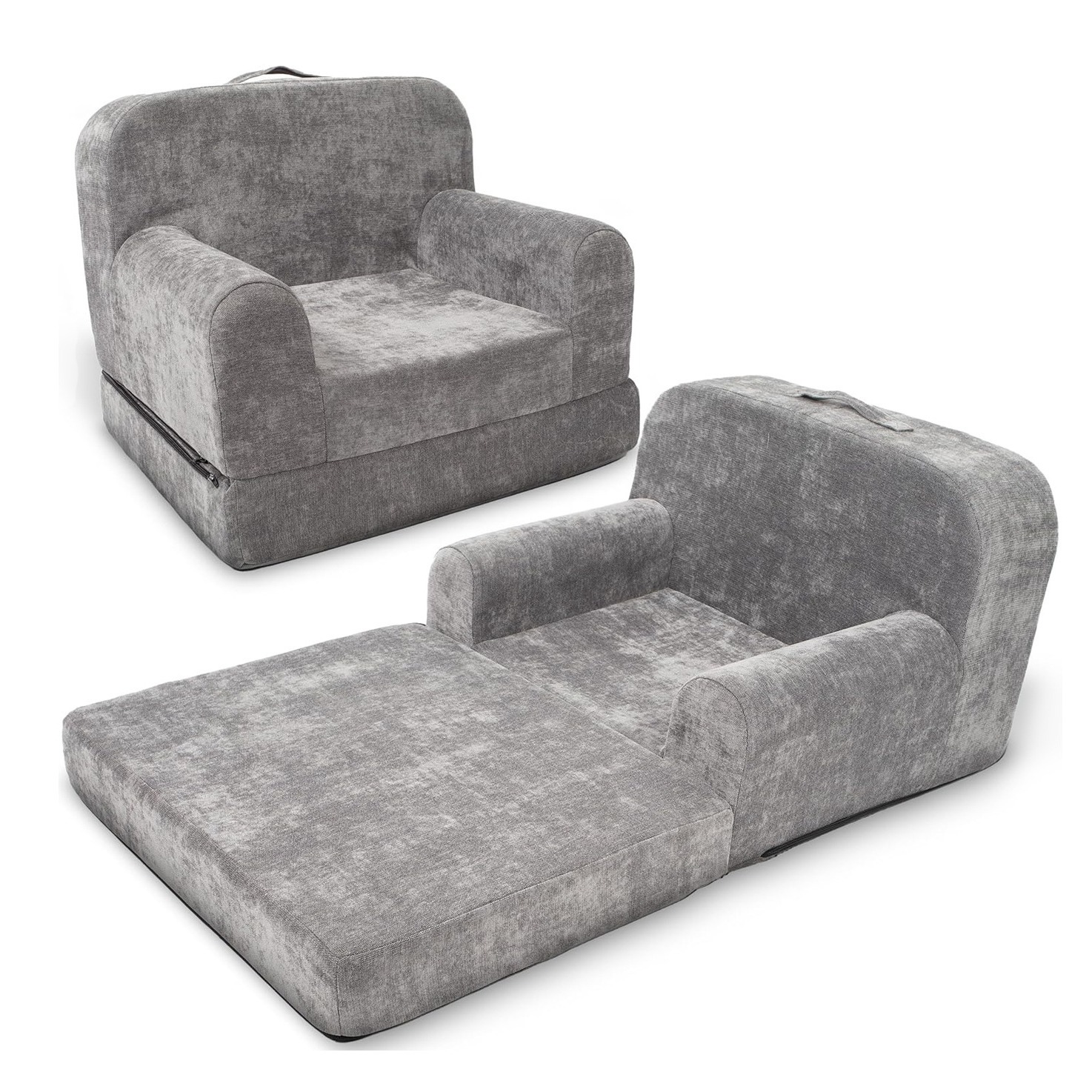 跨境热销单人位儿童折叠沙发宝宝午休椅阅读角可压缩回弹小沙发