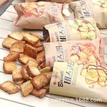 韩国进口乐天烤面包片蒜香披萨葱香黄油奶油面包干休闲零食品批发