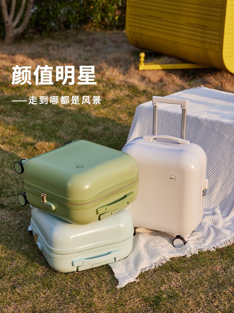 women‘s 18-inch small lightweight luggage case for boarding boys mini cute trolley case children 20