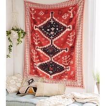 摩洛哥民族风挂布印度曼达拉图腾背景布卧室床头装饰温馨超大