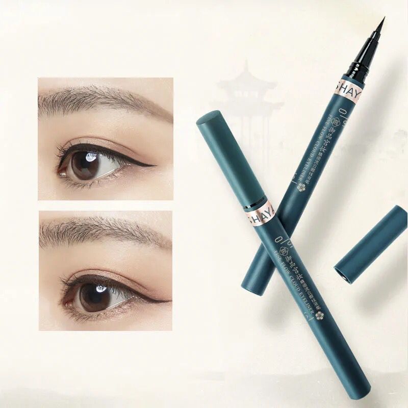 New Blue Rod Color Liquid Eyeliner Female Long Lasting Non Smudge Waterproof Lady Student Brown Extremely Fine Novice Eyeliner