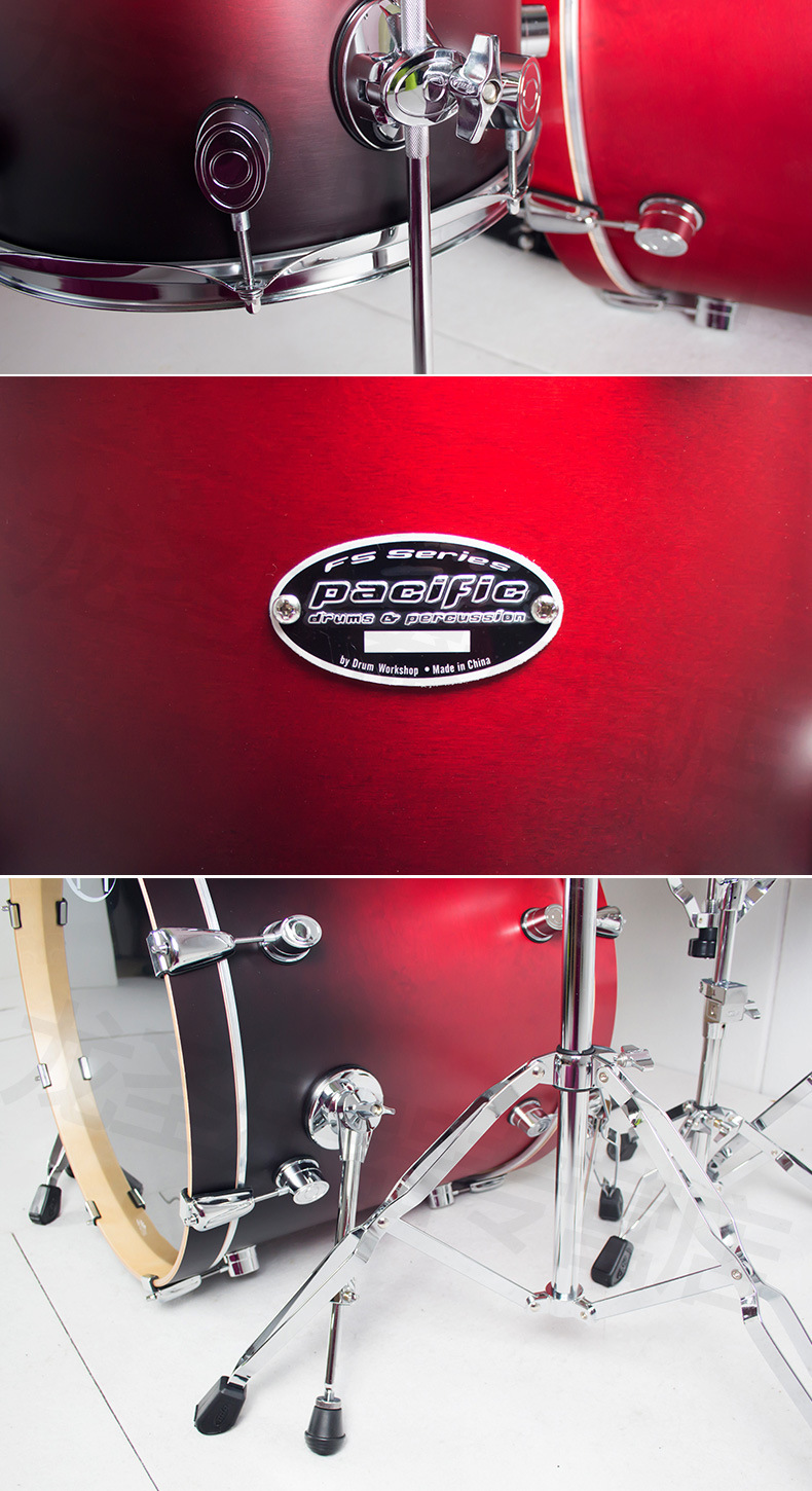 全桦木烤漆pdp fs美国dw原装初学者专业架子鼓儿童演奏成人爵士鼓