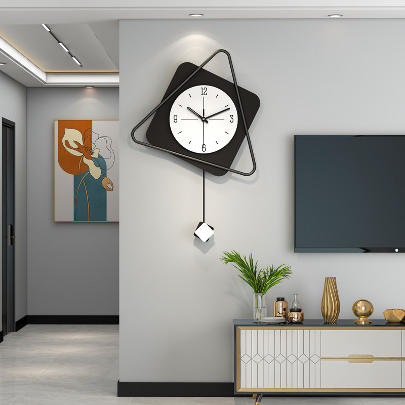 Modern Minimalist Living Room Clock Fashion Home Decorative Creative Wall Clock Personal Influencer Dining Room Art Clock Wall Hanging