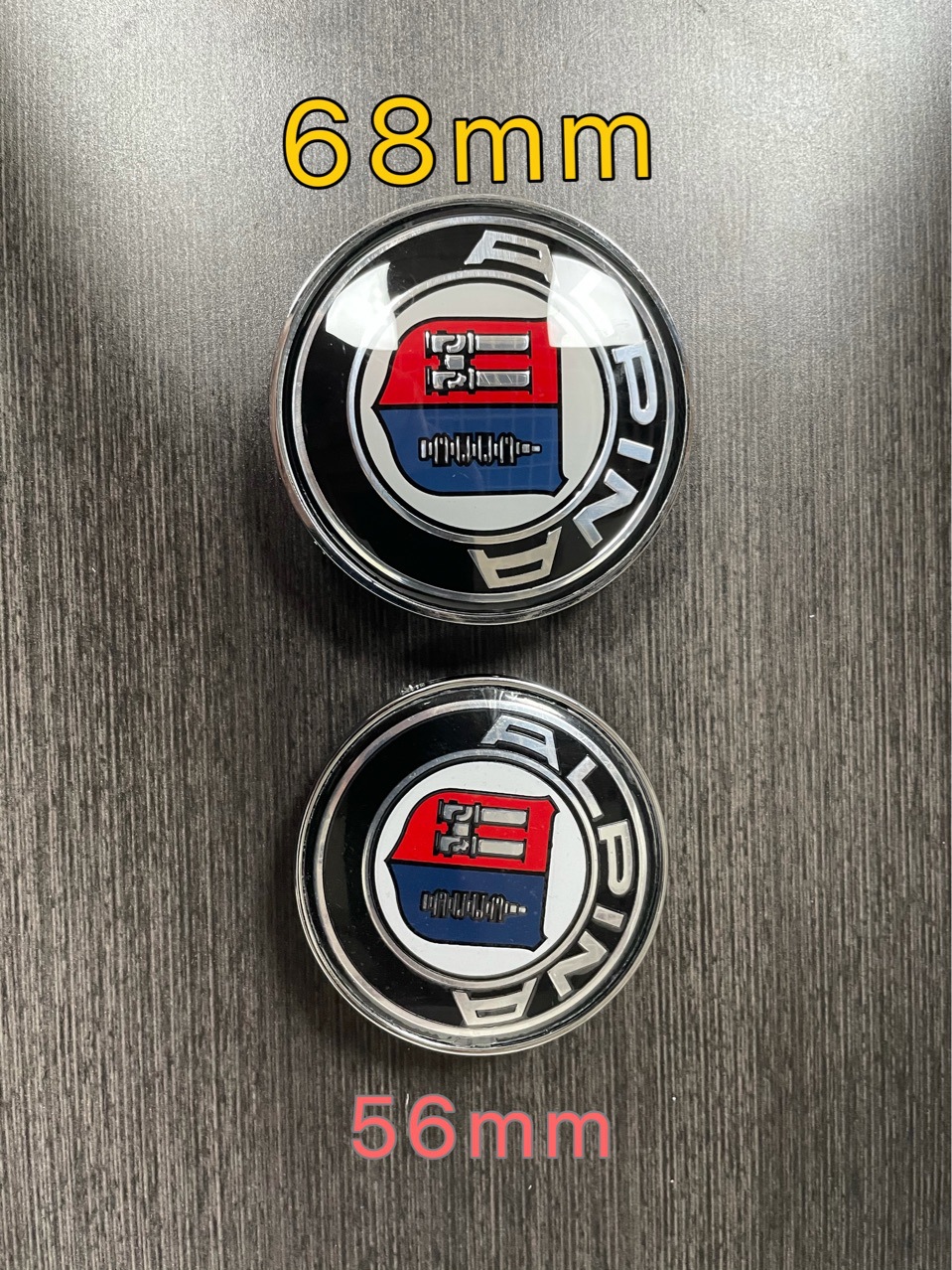 宝马新3系5系7系 x4x3x5改装alpina车标 bmw阿尔宾娜车标宝马前标