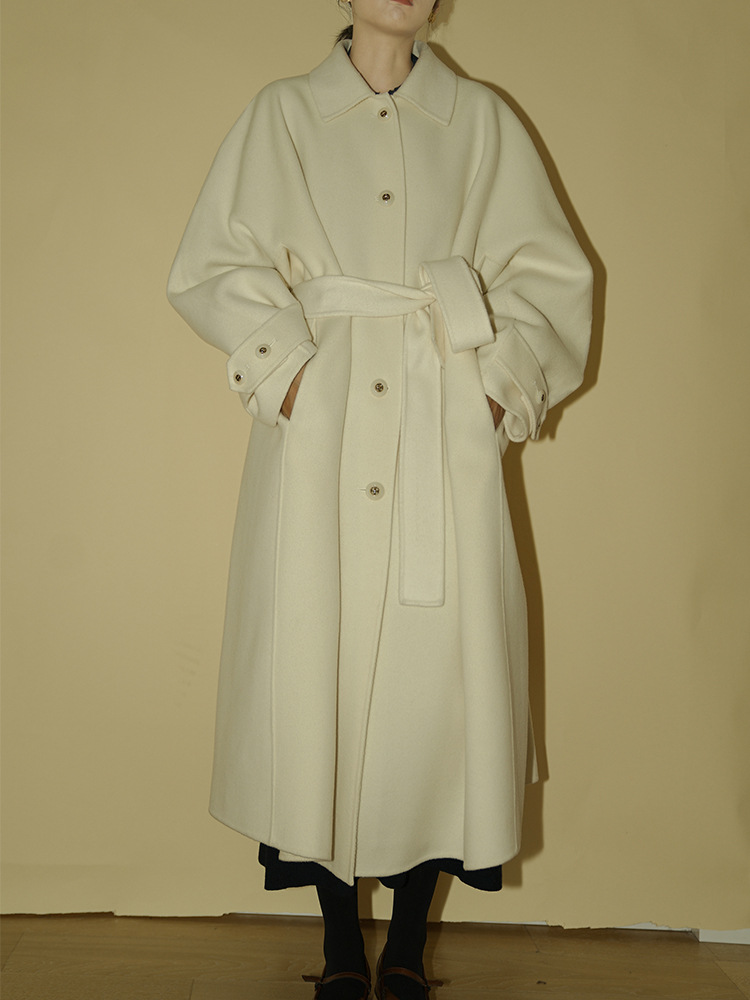 23春秋新款 反季苏丽绒双面羊绒大衣女 长毛中长款羊毛大衣-阿里巴巴