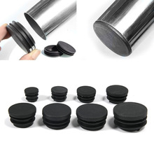 10Pcs Black Plastic Furniture Leg Plug Blanking End Cap Bung