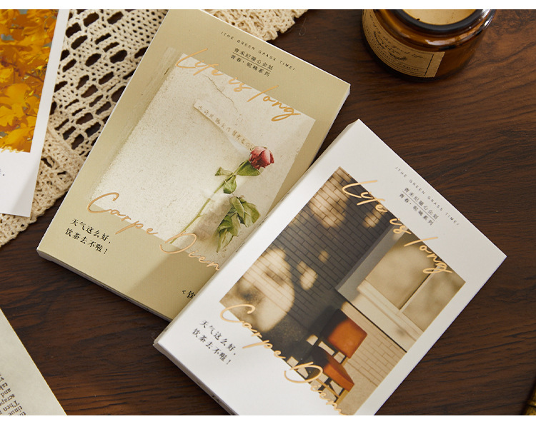 青禾纪有你的世界30张盒装明信片 文艺学生礼物留言祝贺卡片