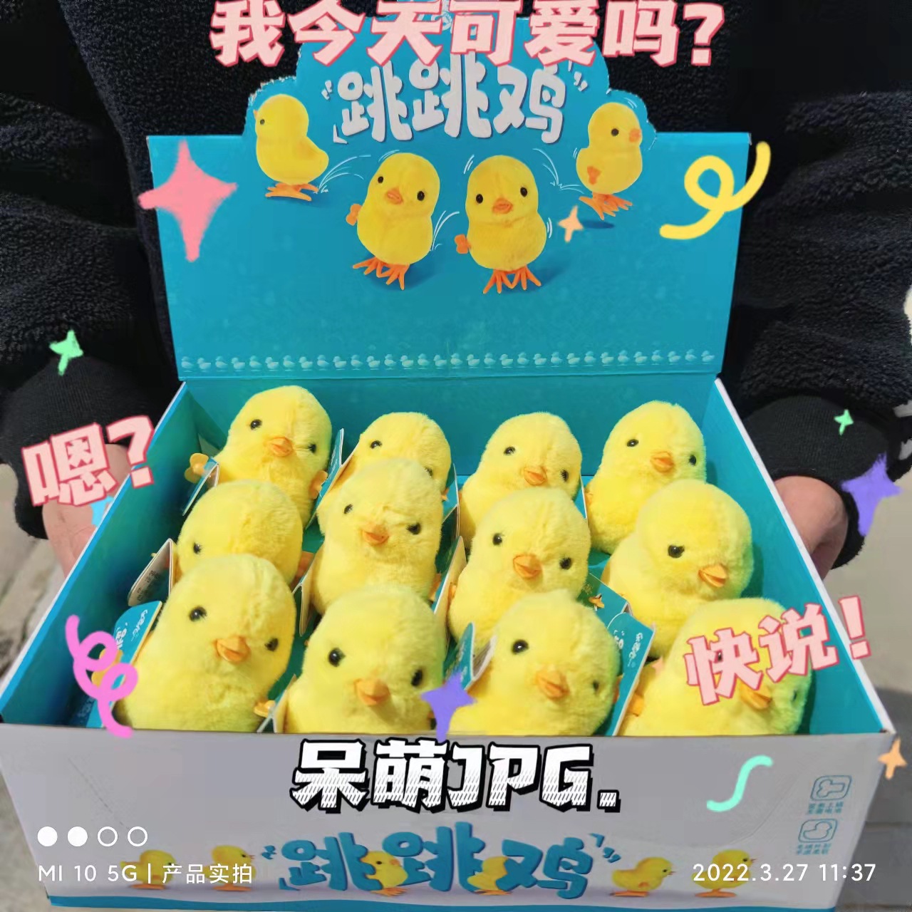 [Entity Hot Sale] Brand Lejier TikTok Same Style Jumping Chicken Little Duck Xiaofei Pig Plush Toy