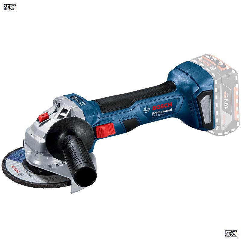 博世充电式角磨机gws180-li切割打磨抛光机角向磨光机电动工具
