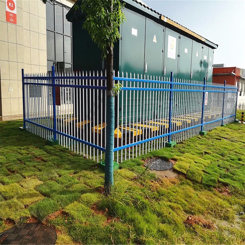 锌钢护栏围栏栅栏学校厂区小区户外庭院别墅院子铁艺围墙防护栏杆