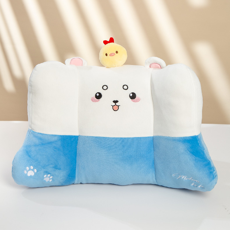 New Cartoon Office Cushion Lumbar Support Pillow Waist Support Home Bay Window Backrest Student Children Afternoon Nap Pillow Bedside Cushion