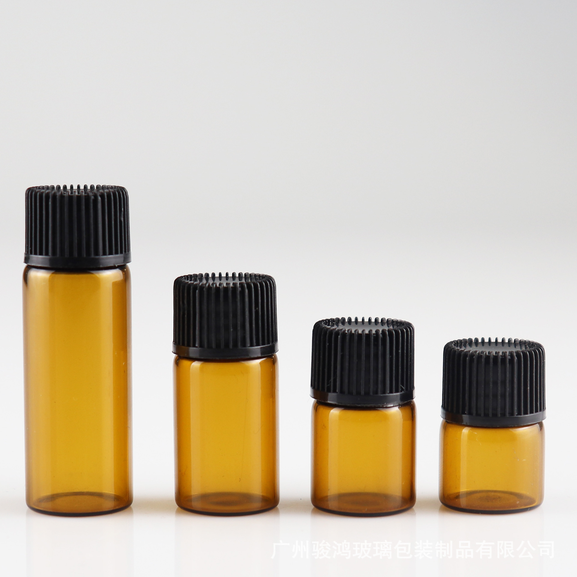1ml2ml茶色透明精油分装瓶试用瓶3ml5ml滴管瓶 透明茶色精油瓶