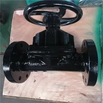 汕头市阀门经销商g46j-16c dn15 英标碳钢衬胶直通式隔膜阀图片