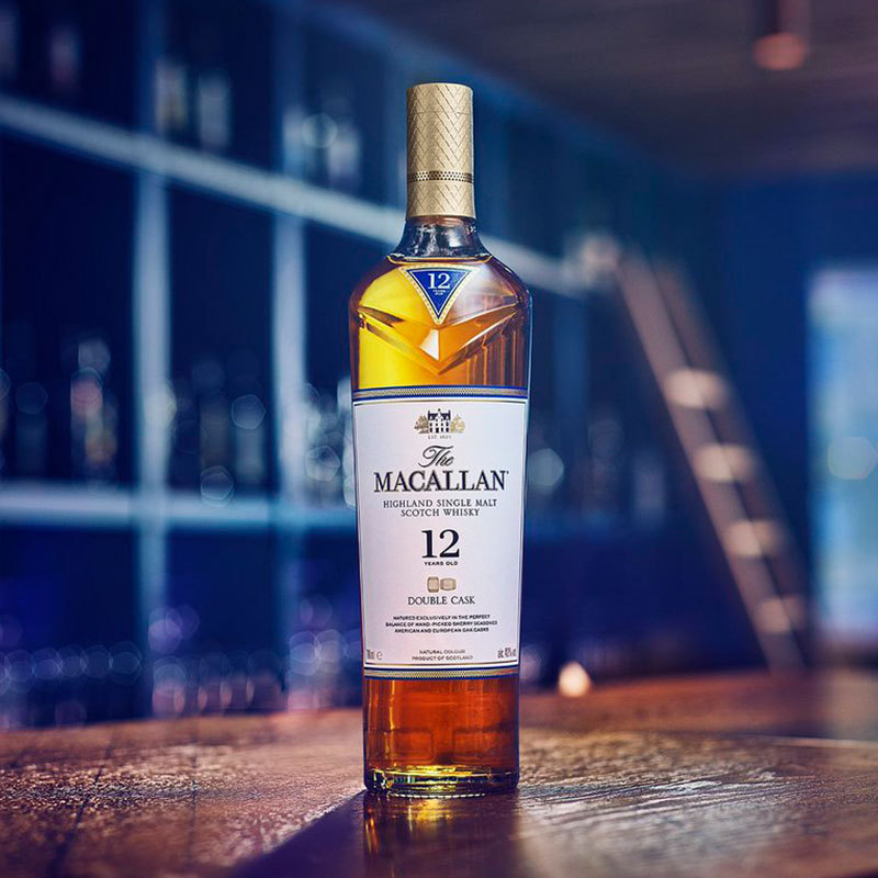 英国麦卡伦蓝钻12年双桶700ml 单一麦芽苏格兰进口威士忌批发