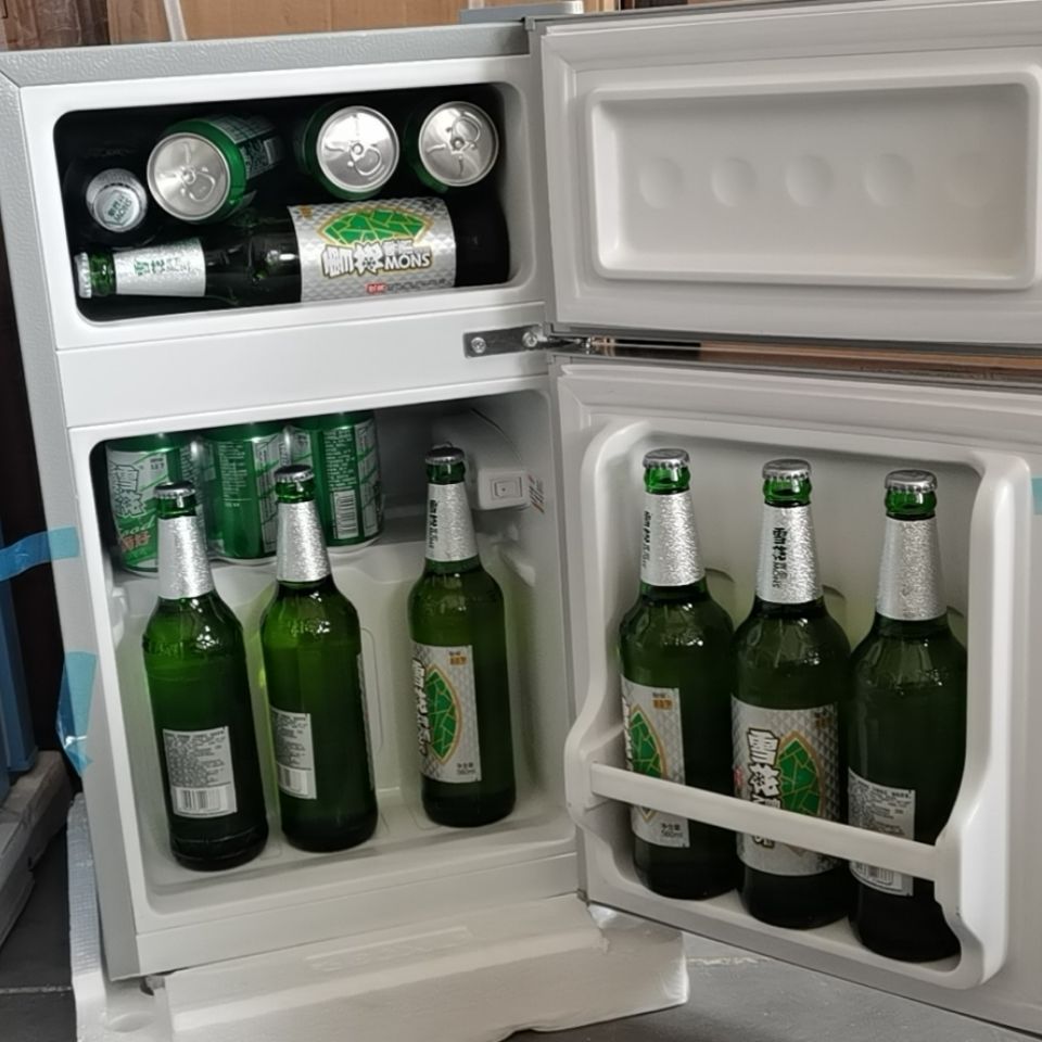 便携小冰箱家用冷藏冷冻节能租房宿舍迷你二人双门小冰箱小型特价