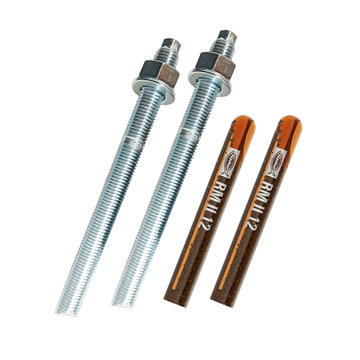 德国慧鱼化学锚栓 锚栓螺杆m10 m12m16m20m24(螺杆 玻璃管)正品