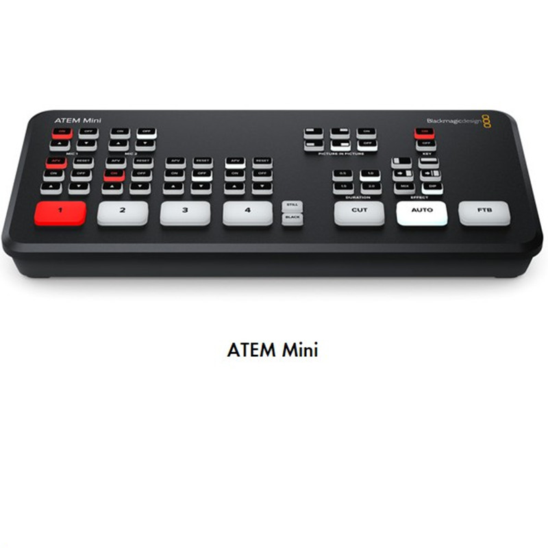 blackmagic atem mini 广播级多机位bmd现场制作hdmi输4路切换台