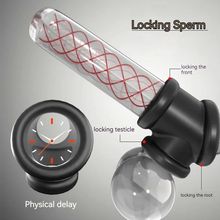 Locking Sperm Penis Ring Silicone Cock Rings Sex Toys for Me