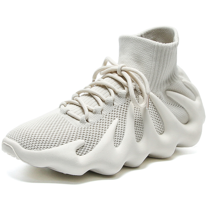 高帮火山鞋2021年新款侃爷同款小笼包椰子鞋饺子鞋男女跑步情侣鞋