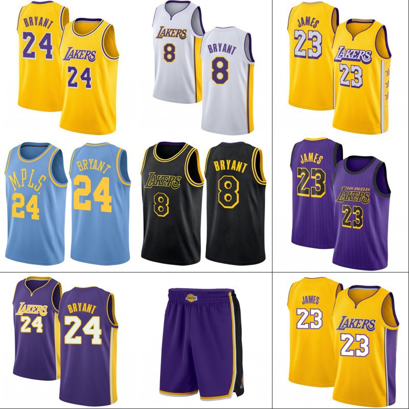 nba球衣 湖人队24科比刺绣篮球服 lakers jersey-阿里巴巴