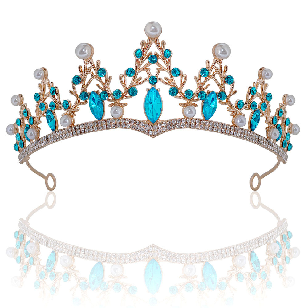 新款奢华精致水钻皇冠新娘结婚头饰气质超仙主婚纱影楼造型配饰女