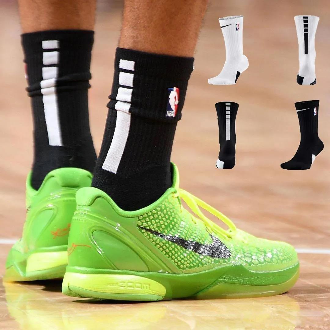 nba精英运动袜球员版高筒加厚毛巾底篮球袜实战专业吸汗舒适长袜