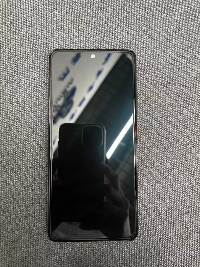 适用红米k40 k40增强版大弧钢化玻璃膜红米k40pro钢化电镀指纹油