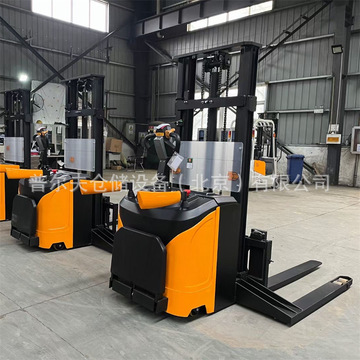 普尔夫宽腿式电动托盘堆高车智能电瓶叉车堆垛装卸车自动升降铲车