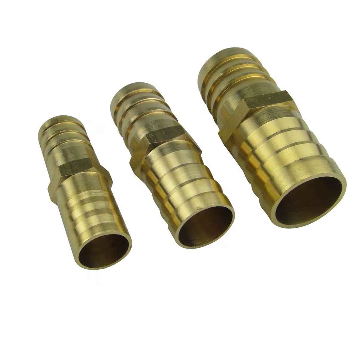 6-25双头铜宝塔接头一字格林头直通两通氧气管软管皮管双插对接批