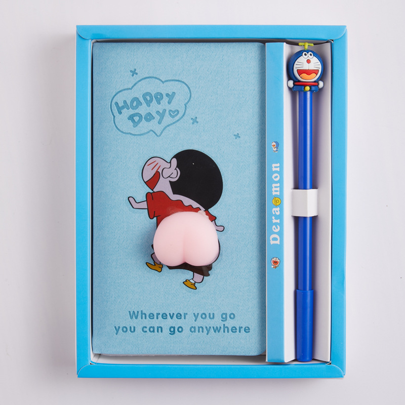 Gift Cartoon A6 Notebook Pack Cute Decompression Book Student Prize Memo Diary Book Journal Book Wholesale