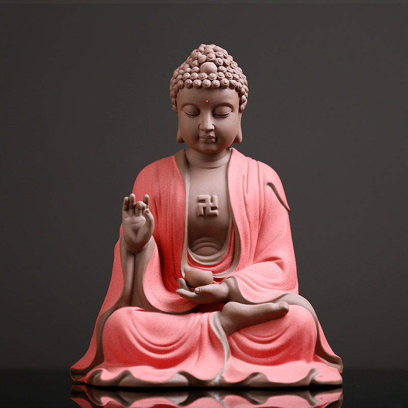 阿弥陀佛如来佛主佛像摆件陶瓷工艺品大日如来本命佛镇宅玄关摆设-阿