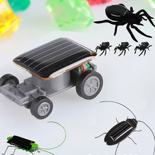 工厂直销太阳能玩具小汽车蚂蚱蟑螂蜘蛛多脚虫月球车迷你创意跑车