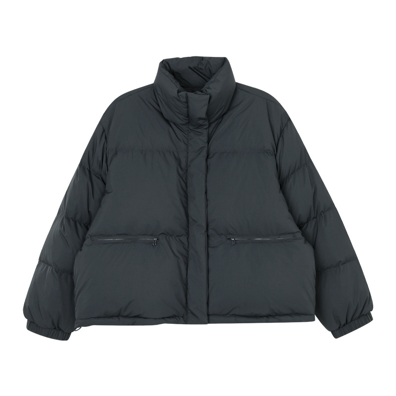 TG Stand-up Collar down Jacket Female 2023 Winter New Loose and Warm Thick Coat 21613(18376 Same Style)
