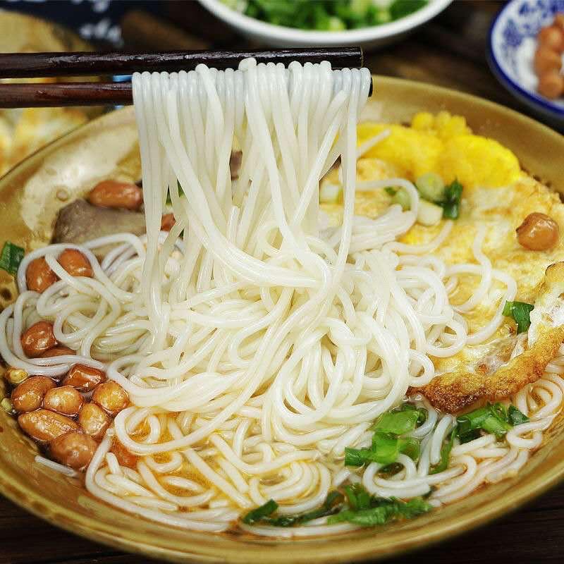 湖南郴州特产干米粉早餐汤粉细鱼粉卤粉圆炸米线速食食品
