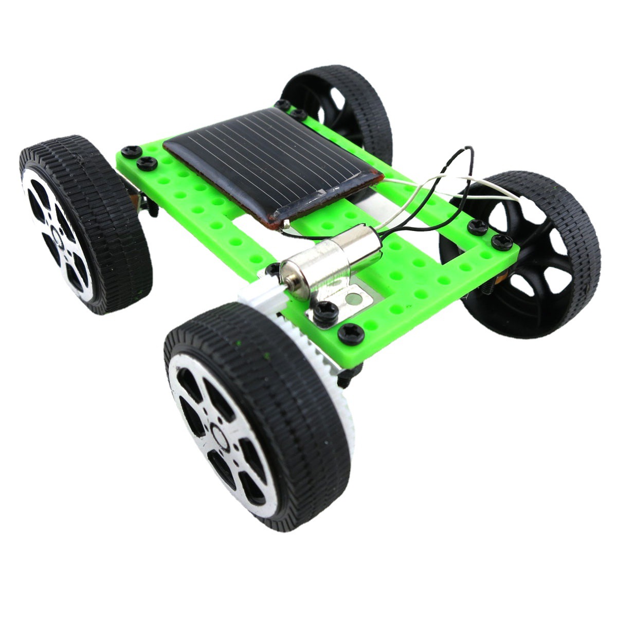 Qianmercury Mini No. 2 Solar Toy Car Children's DIY Hand-Assembled Science Experiment Toy Technology Small Production