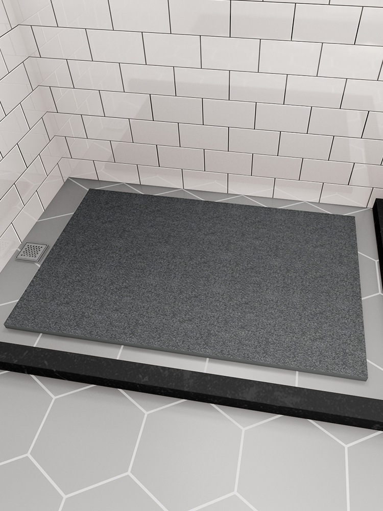 淋浴房浴室洗澡防滑石地砖卫生间地台仿大理石踏垫脚石地板石瓷砖