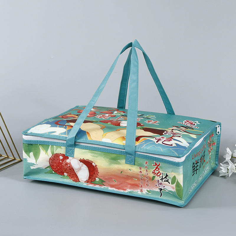 水果荔枝保冷袋冰包加厚手提保温袋厂家定 制冷藏户外保鲜袋