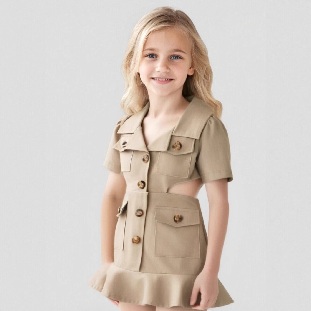 2 kg热销热卖欧美童装 工厂直销款式::连衣裙颜色::如图材质::95%棉独