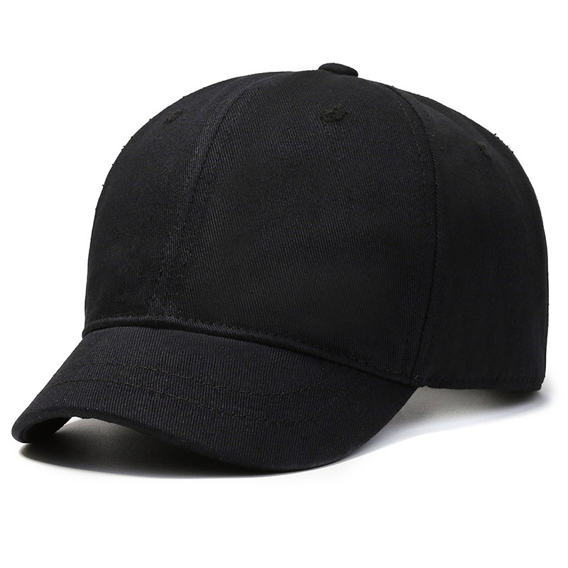 [Big Head Circumference plus-Sized Deepening] Hat Men's Tall Crown Baseball Cap Tide Brand Face-Looking Small Peaked Cap Men