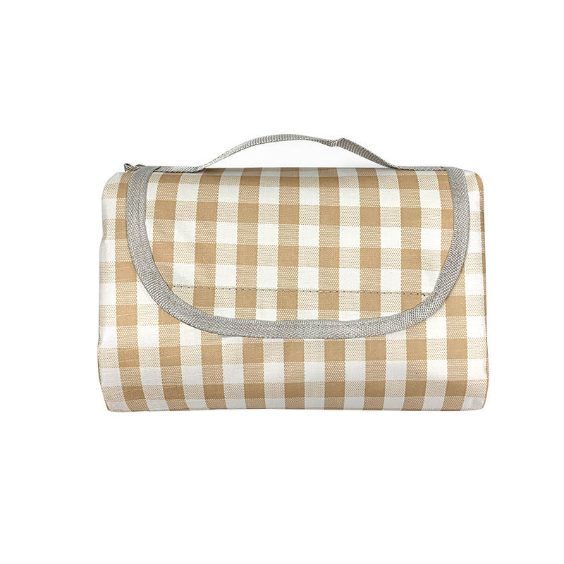 户外格子布野餐垫露营野炊防潮垫加厚防水野餐布郊游帐篷野餐垫