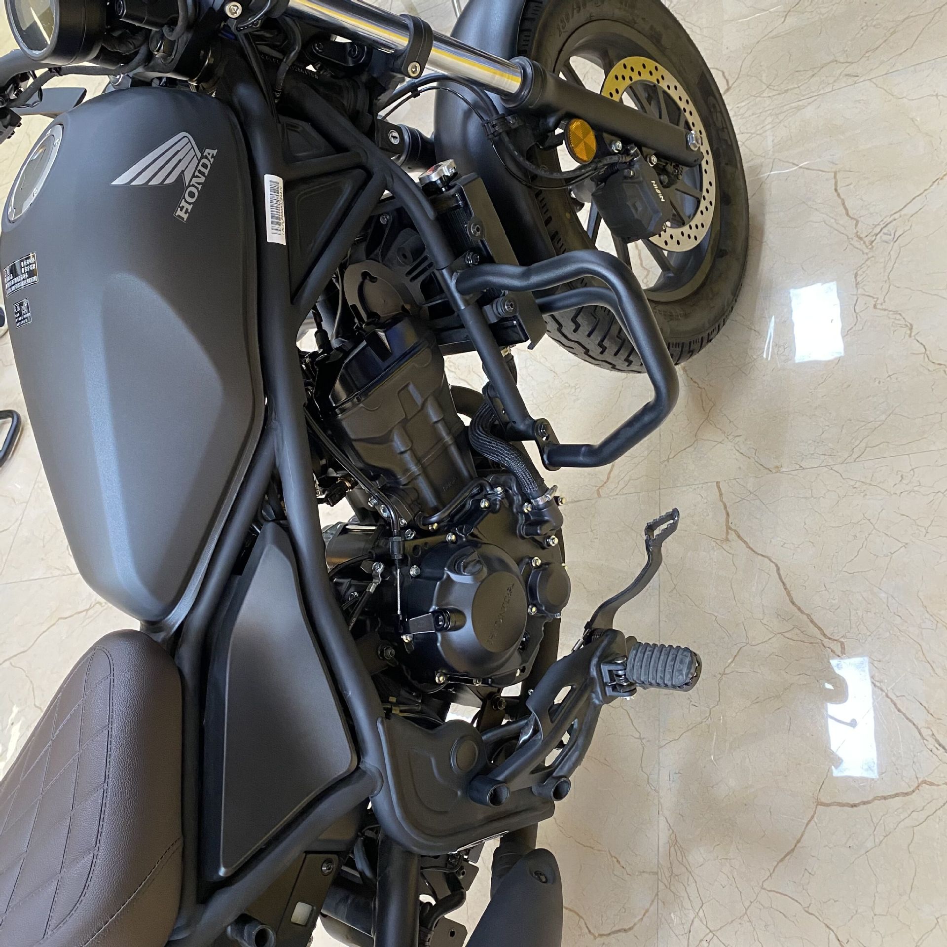 摩托车改装件适用本田cm300 改装护杠 前保险杠发动机 防摔杠配件