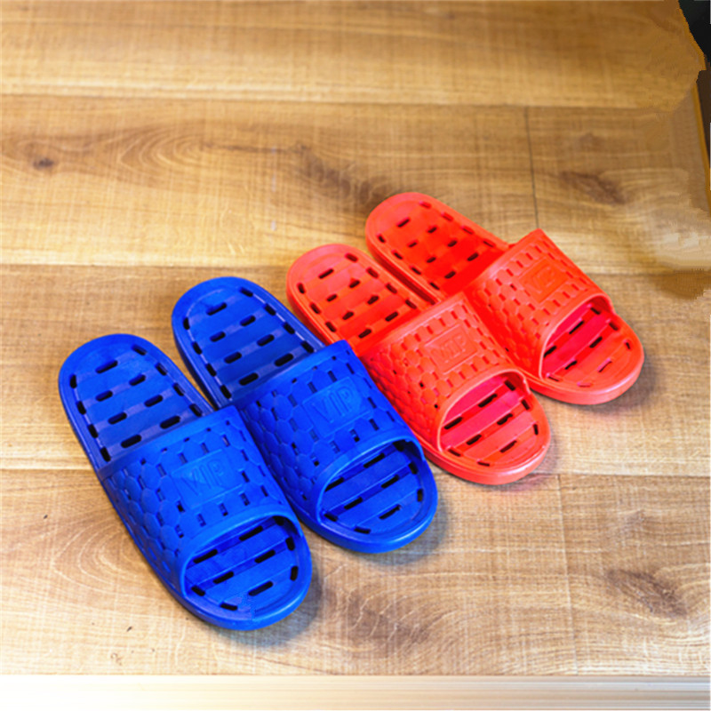 Bathroom Leaking Slippers Suitable for Boys and Girls Hotel Bathhouse Bath Soft Bottom Regardless of Left and Right Manufacturers Distribution