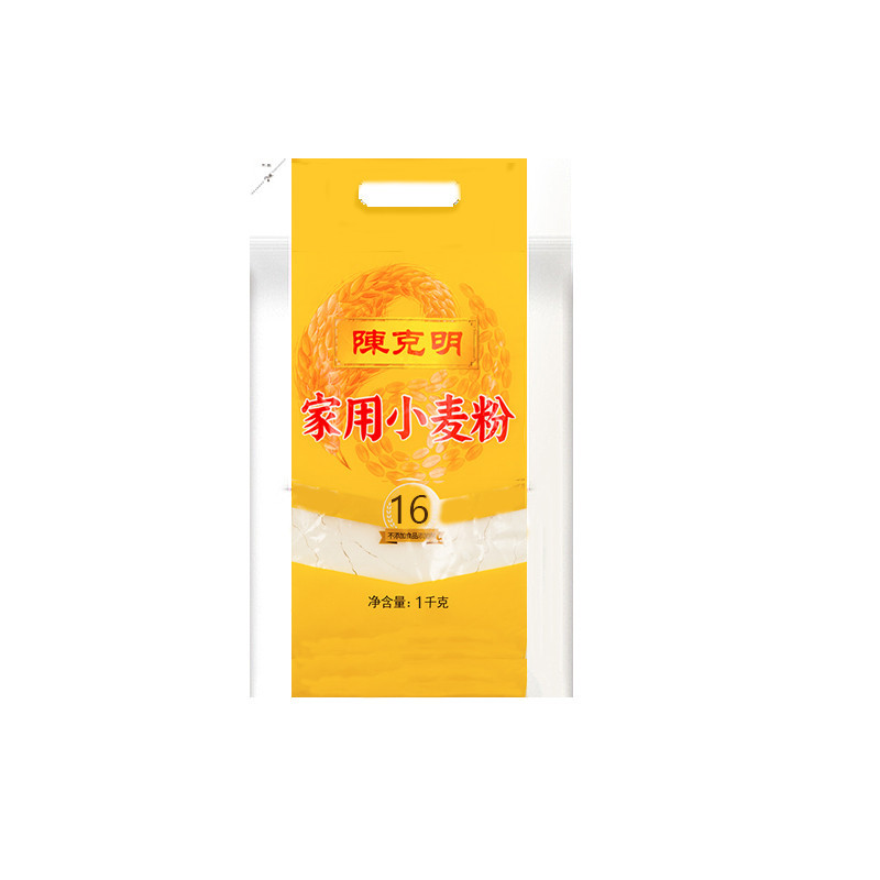 陈克明面粉 家用小麦粉 中筋烘焙白面馒头包子面条 1kg
