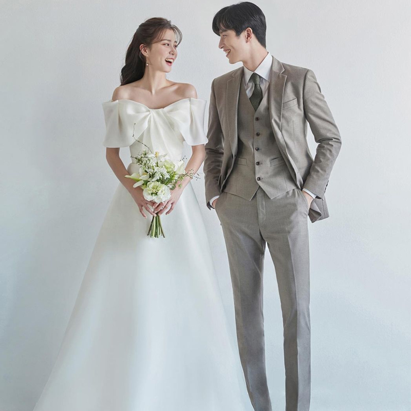 高级感色织人字纹西服男套装英伦修身正装韩版新郎结婚礼服西装男