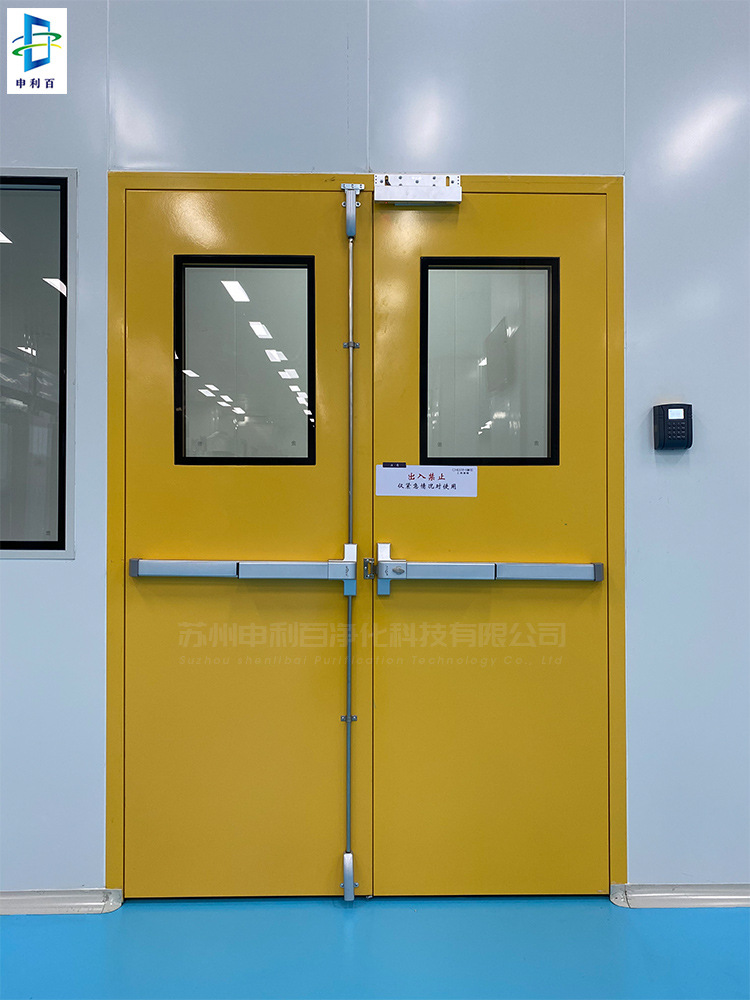 逃生门钢制防火洁净安全门防尘隔音密闭洁净门医院车间楼道逃生门