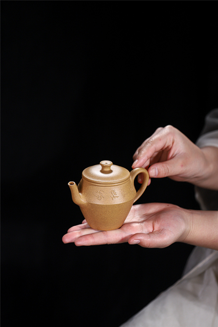 宜兴紫砂壶原矿段泥合斗160ml 家用单个人泡茶壶茶器功夫茶具单个