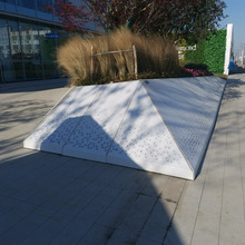 加工定制 耐候钢板花池 红锈板种植花箱 q235nh锈钢板花坛