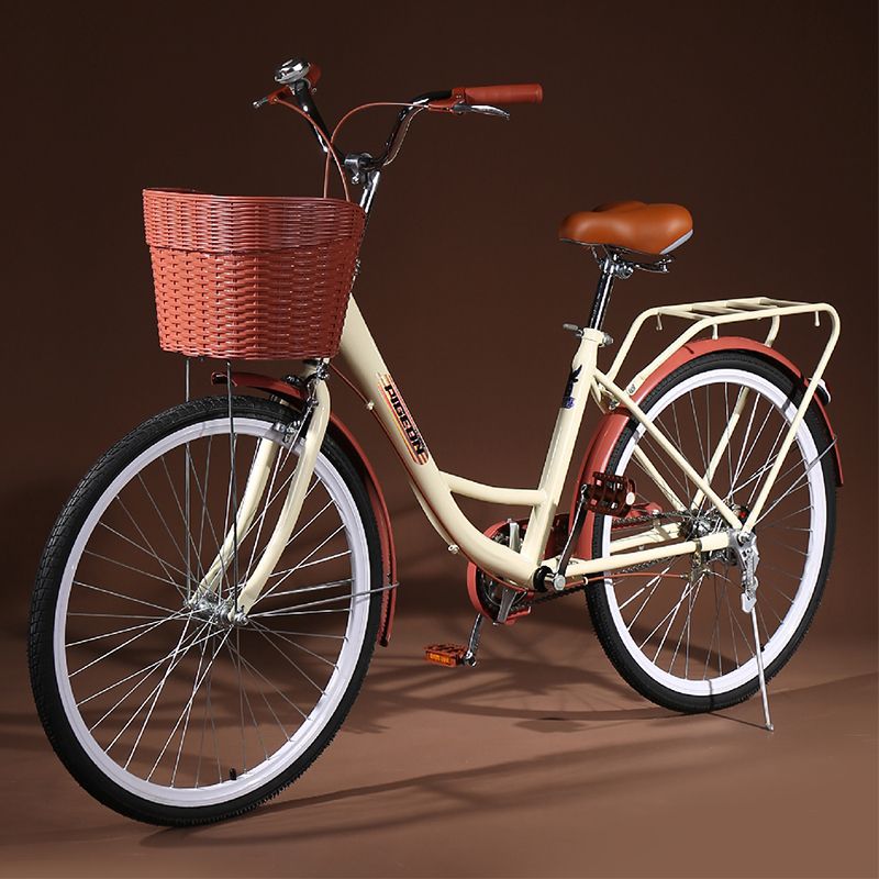 飞鸽牌自行车女款轻便24寸26男大人通勤单车青少年大学生上班成人