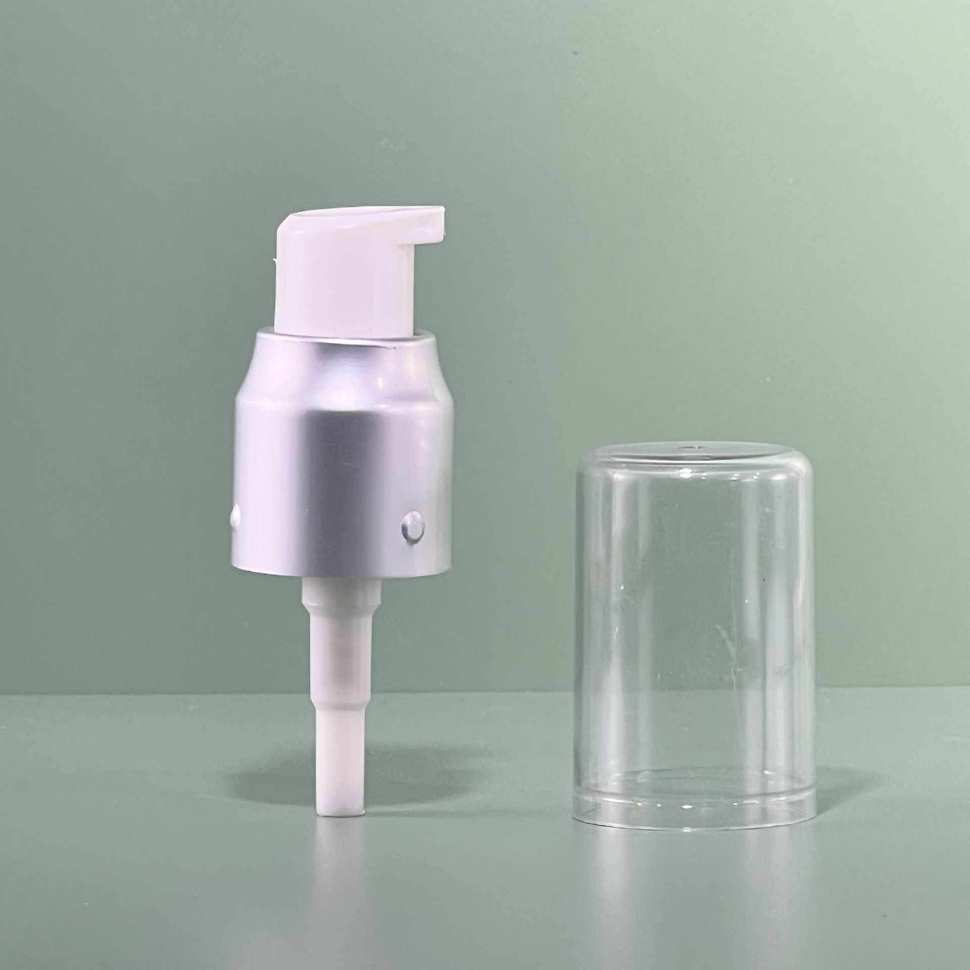 20牙电化铝喷雾喷头 AS全罩 粉泵乳液按压泵头