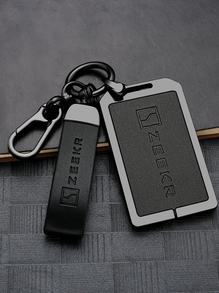 适用极氪001蓝牙智能钥匙套专用zeekr极客001汽车卡片保护包扣壳